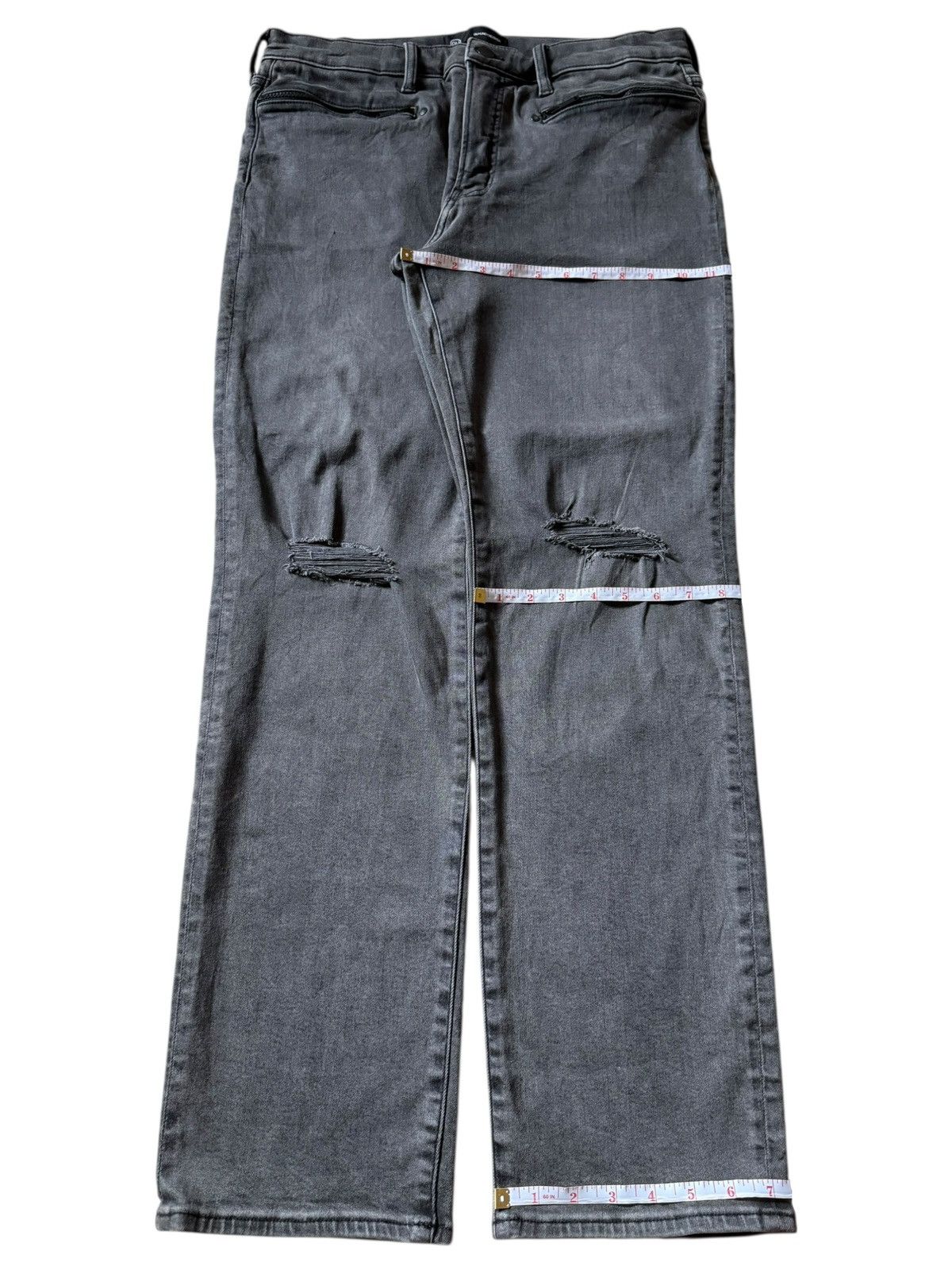 GU × Undercover Vintage Gu X Undercover Tactical Distressed Jeans Size US 33 - 8 Thumbnail
