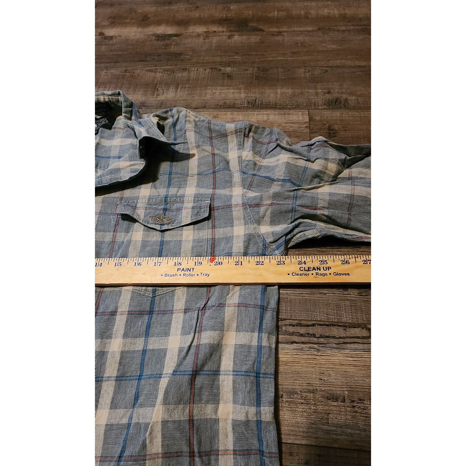 Dockers Dockers Blue Plaid Long Sleeve Button Up Shirt Sz Large 1407 Size US L / EU 52-54 / 3 - 3 Thumbnail