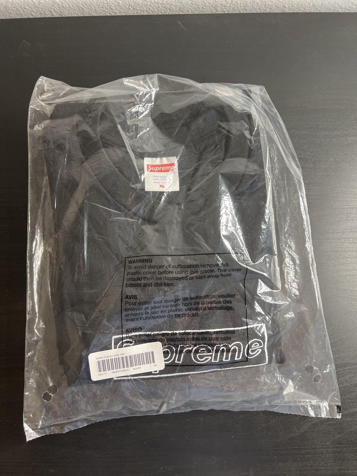 Kaws × Supreme Supreme KAWS Chalk Logo Tee | Grailed