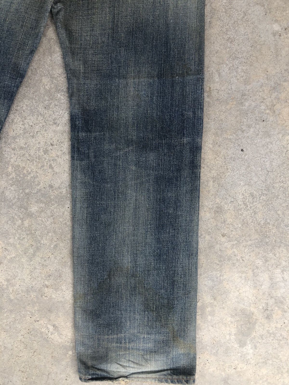 Kapital Vintage Edwin 505 Orange Tab Distressed Denim Size US 32 / EU 48 - 12 Thumbnail