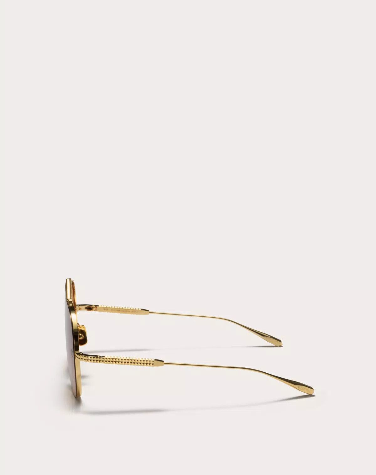 Valentino oc11z0625 Size:64/Pilot Titanium Stud Frame in Golden Size ONE SIZE - 3 Thumbnail