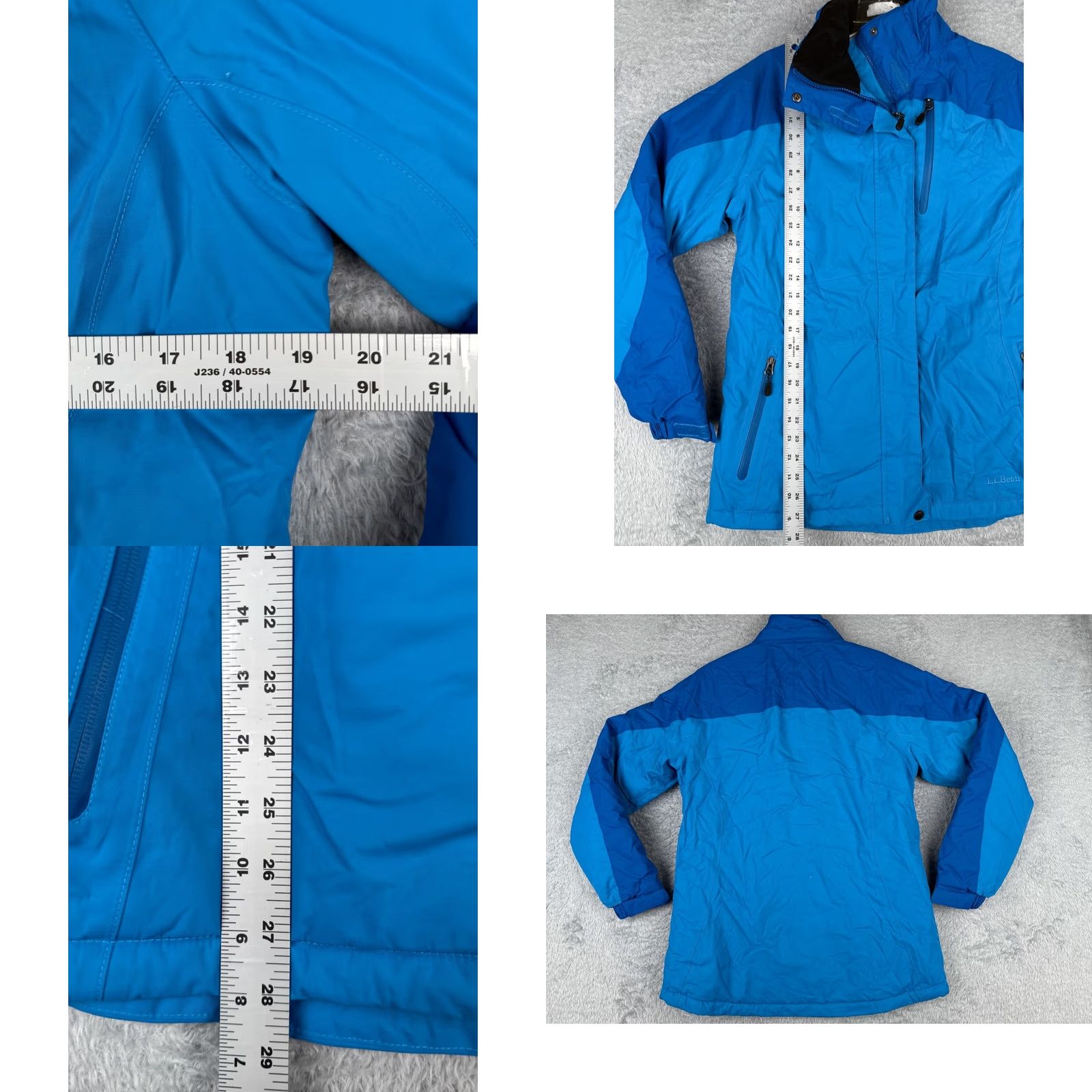 Vintage L.L. Bean Jacket Womens Small Blue Full Zip Primaloft Insulation Lightweight Hooded Long Sleeve Parka Size S / US 4 / IT 40 - 9 Thumbnail