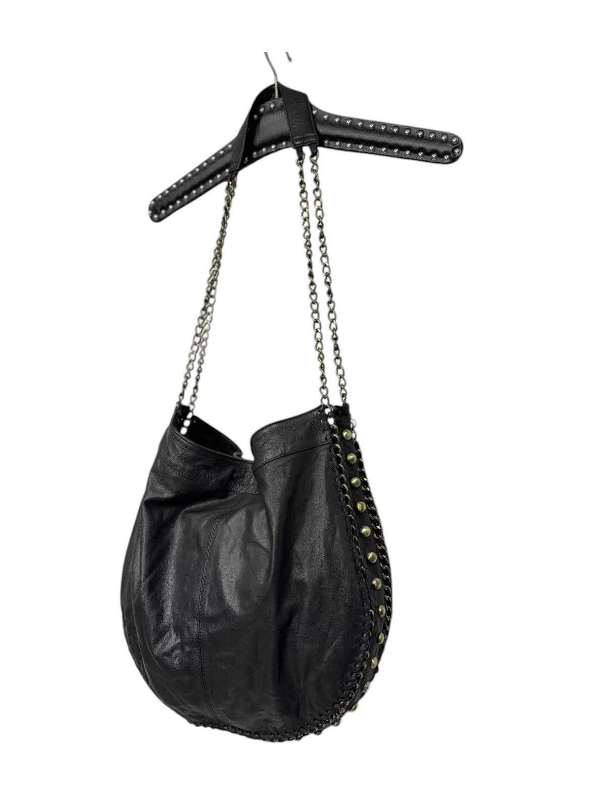 14th Addiction Leather Bag AS 98 style Vintage Metal Sling Bag Gothic GOA Size ONE SIZE - 3 Thumbnail