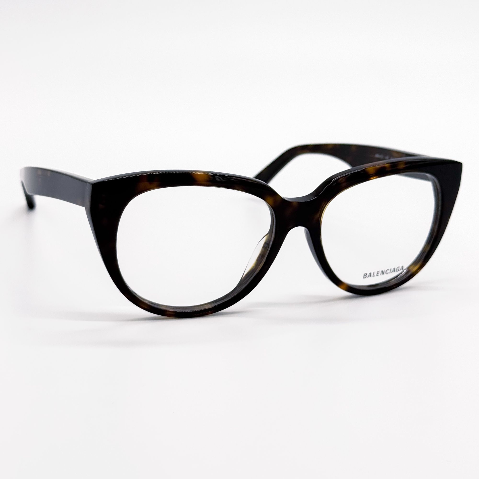 Balenciaga NEW BALENCIAGA EYEGLASSES BB0131O 005 ROUND OVAL DARK HAVANA Size ONE SIZE - 4 Thumbnail