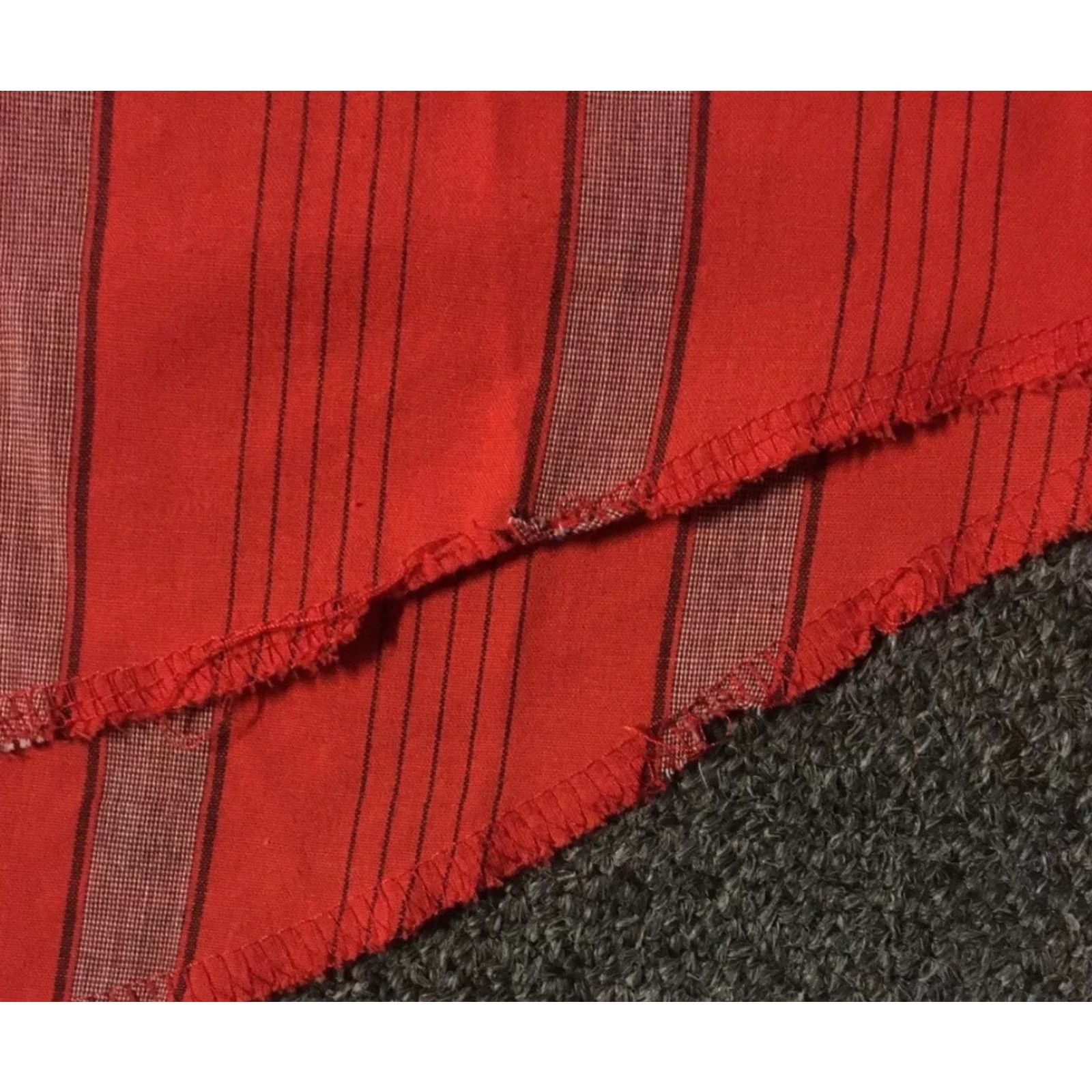 Wrangler VINTAGE Wrangler Striped Pearl Snap Shirt M 16-35 Red Cotton Button-Up Casual Men Square Collared Rodeo 70s 80s Southwestern USA Mens Size US M / EU 48-50 / 2 - 2 Thumbnail