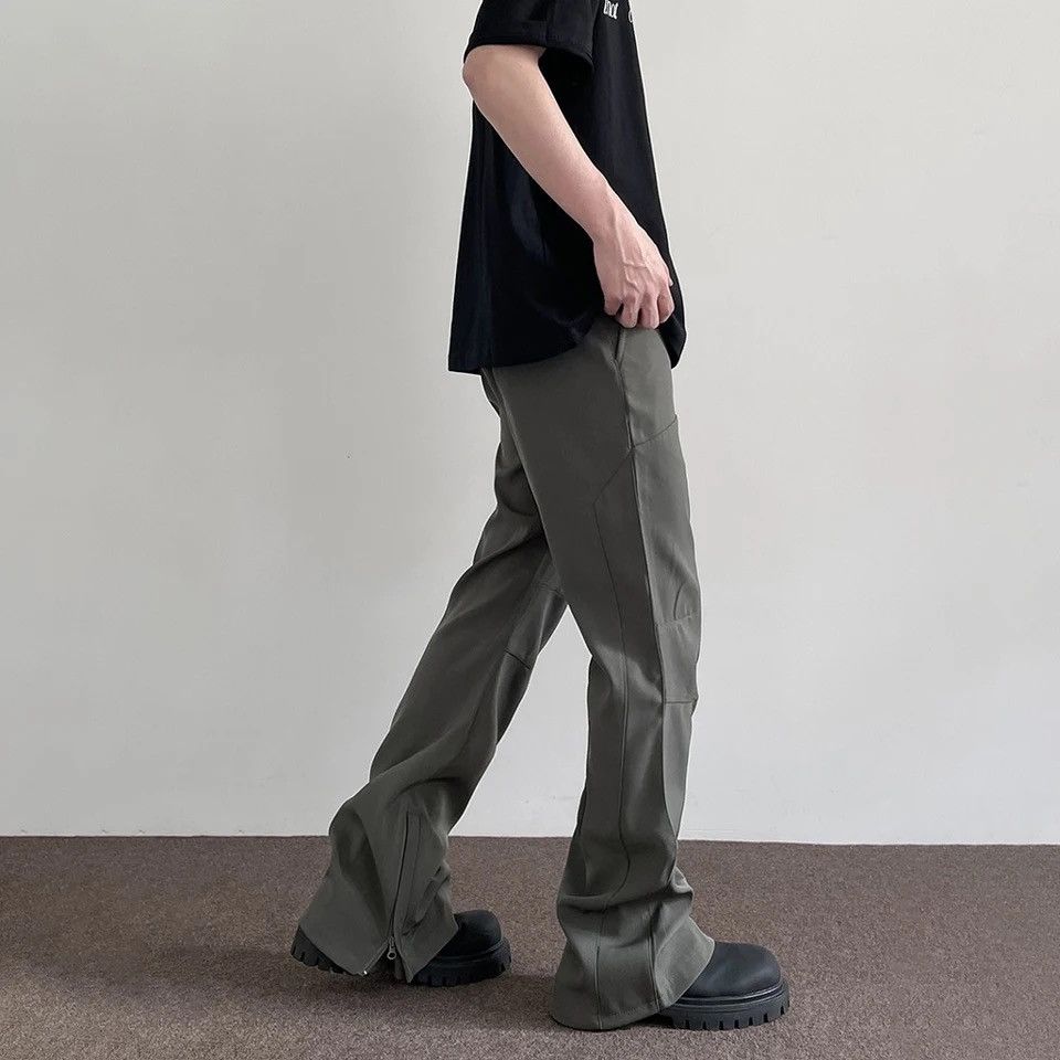 Japanese Brand Casual Pants Men Streetwear Striped Pantalones Street Size US 33 - 3 Thumbnail