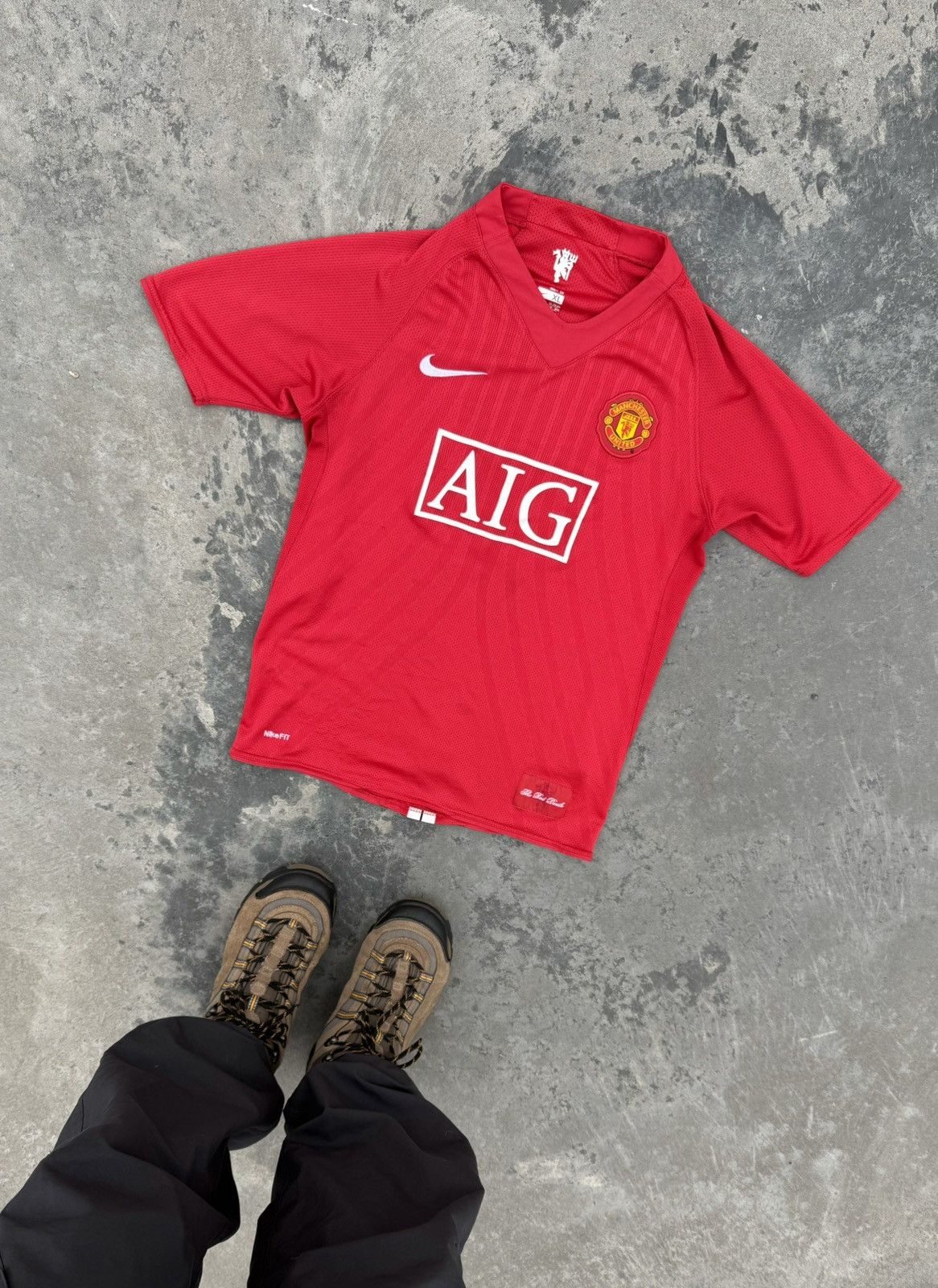 Nike Manchester United 2008 Football Y2k Home Soccer Jersey