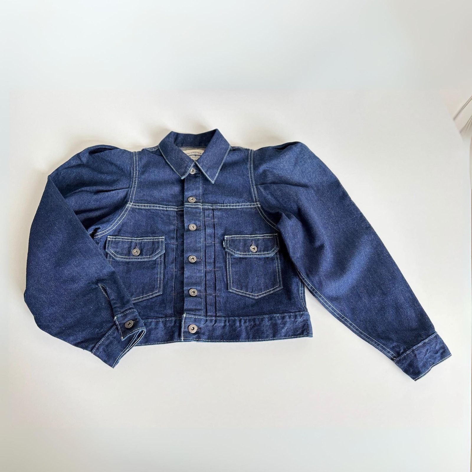 Levi's Made & Crafted Levi’s Made & Crafted Womens Puff Sleeve Jacket Indigo Rare Size US S / EU 44-46 / 1 - 1 Thumbnail