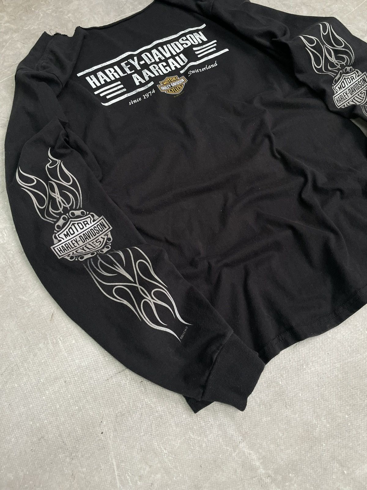 Harley Davidson Harley Davidson style faded flames eagles 90s style hype Size US M / EU 48-50 / 2 - 10 Thumbnail
