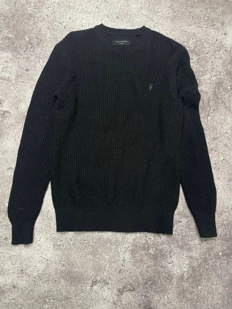 Allsaints Black Knitted Sweater