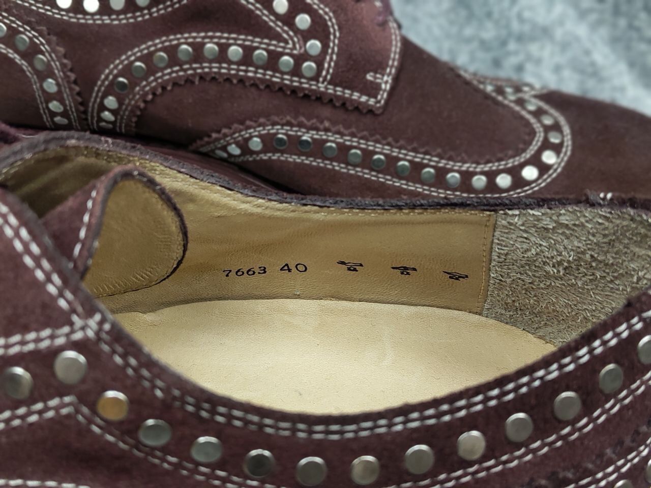 Jean Baptiste Rautureau Rare Jean Baptiste Rautureau suede leather Brogues Shoes Size US 7 / EU 40 - 21 Thumbnail