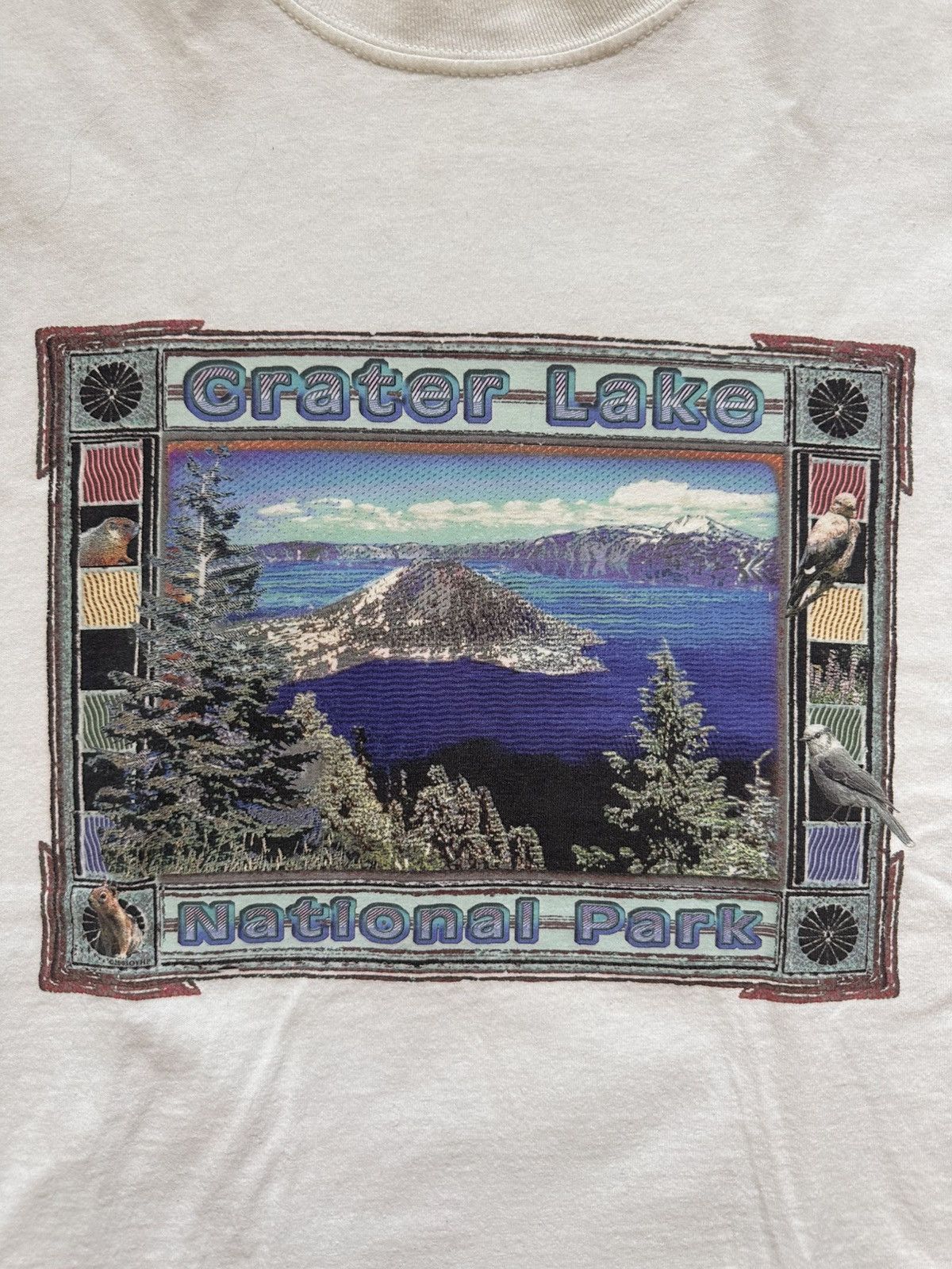 Vintage Vintage Crater Lake longsleeve Size US XXL / EU 58 / 5 - 2 Thumbnail