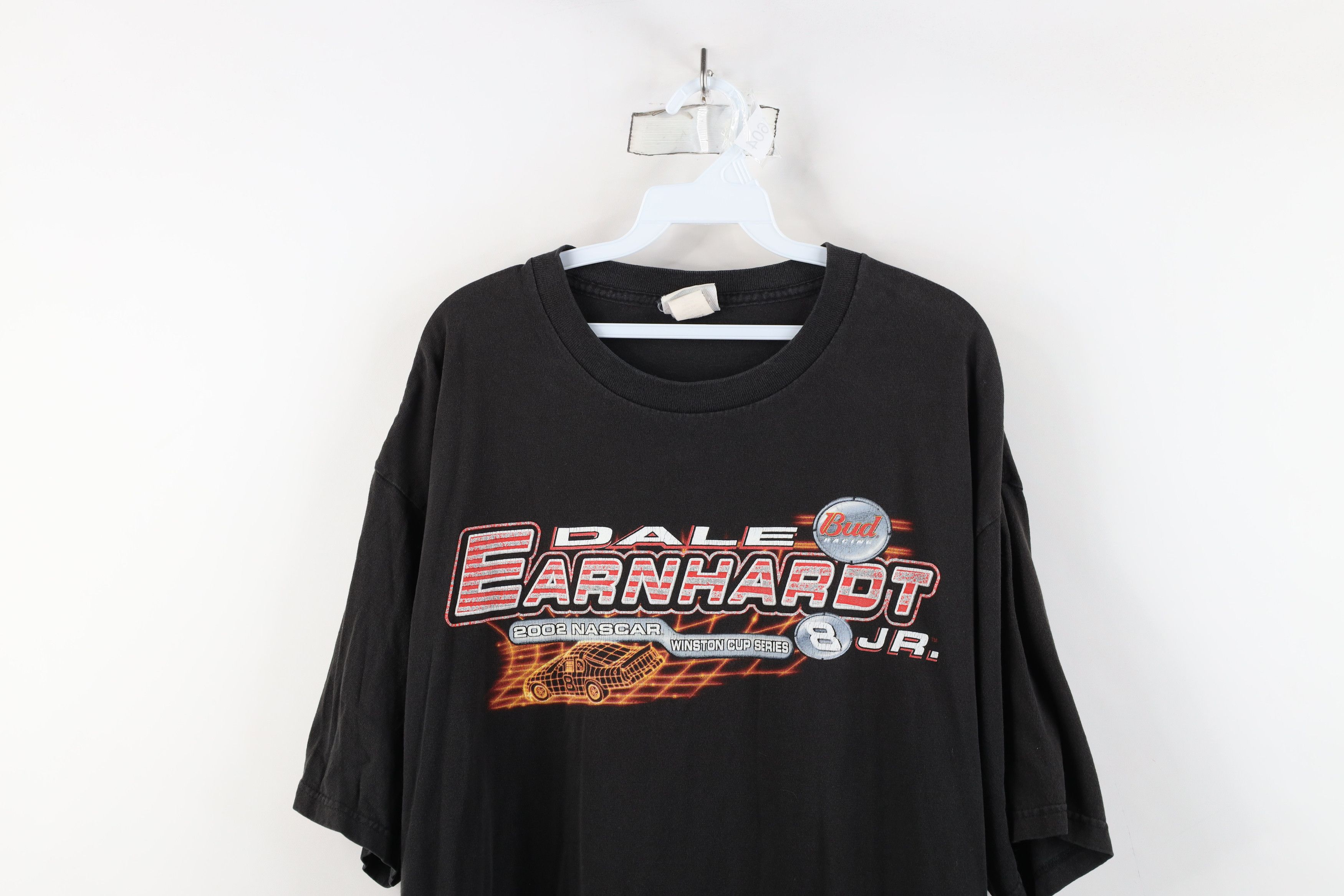 Vintage Vintage Y2K 2002 NASCAR Jr Racing Budweiser T-Shirt Size US XL / EU 56 / 4 - 2 Thumbnail