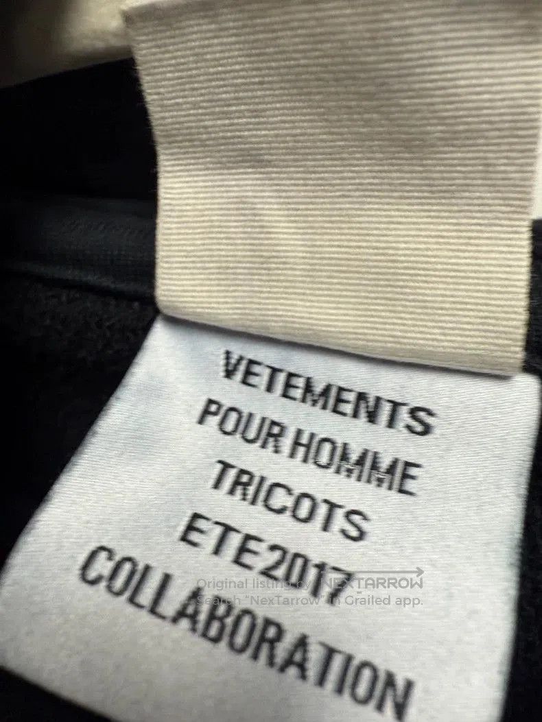 Vetements vetements x champion black cropped hoodie . Size US L / EU 52-54 / 3 - 5 Thumbnail