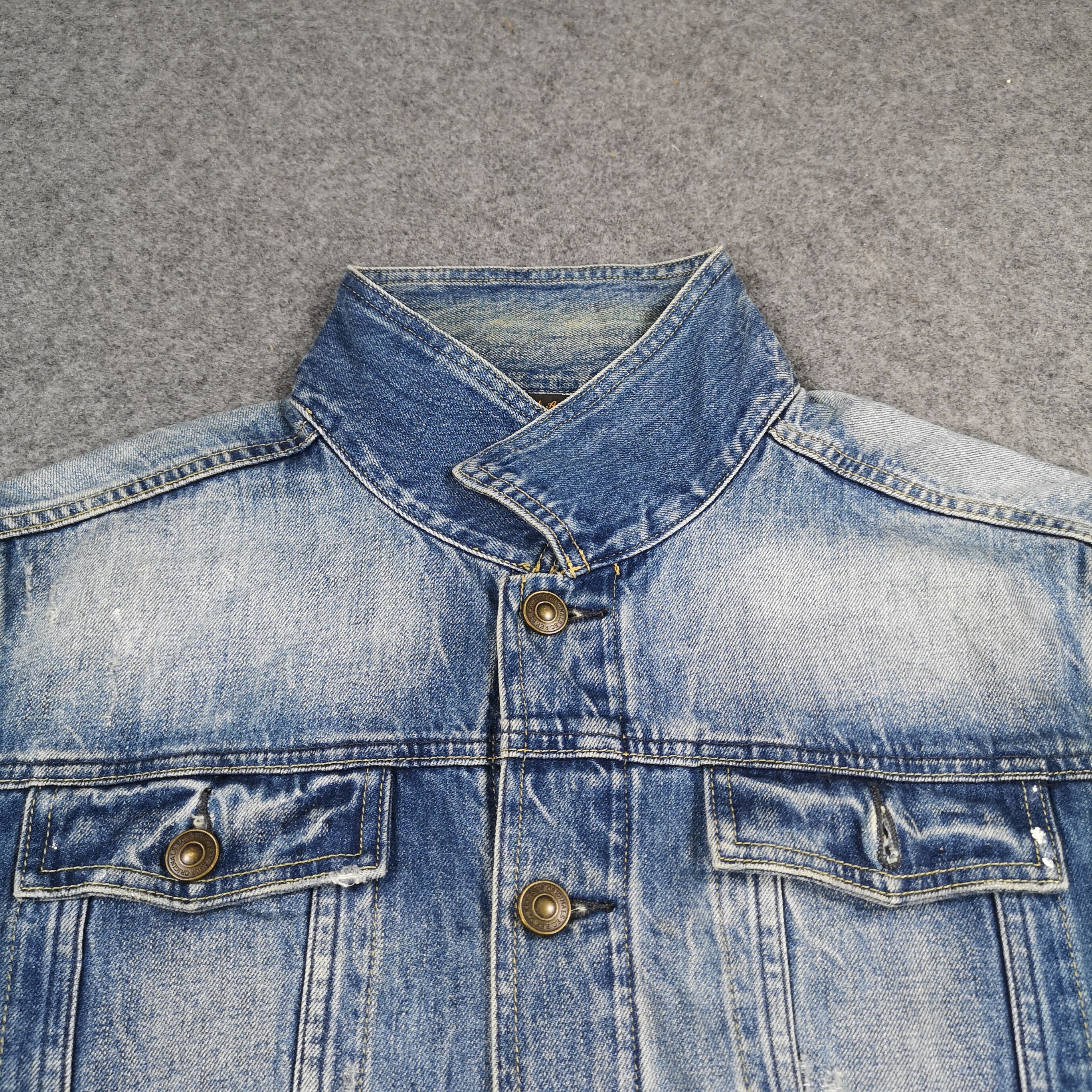 Vintage Jack & Jones Faded Blue Denim Trucker Jacket