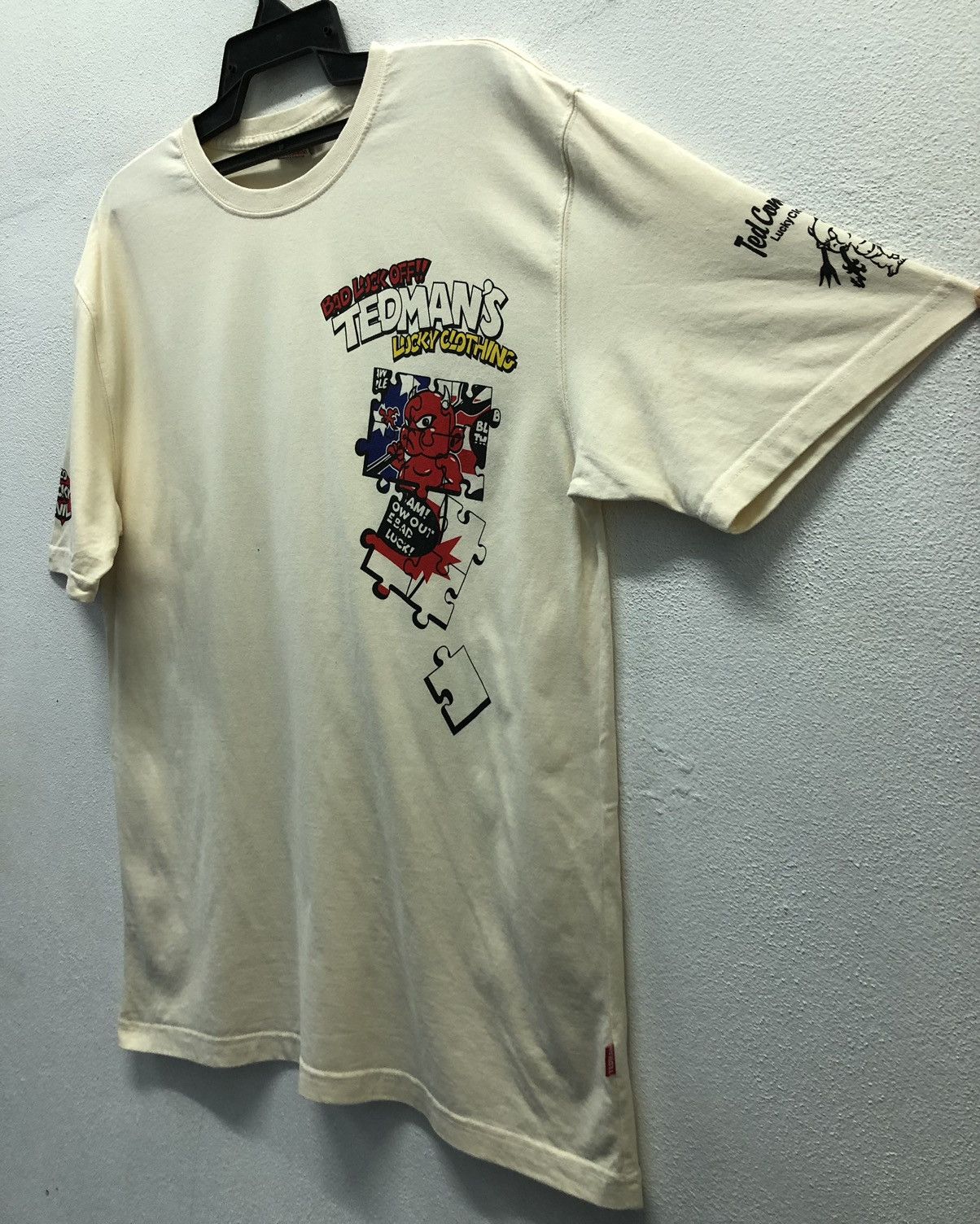 Vintage Ted Company Bad Luck Off Tedman's Lucky Clothing T-Shirt Size US L / EU 52-54 / 3 - 7 Thumbnail