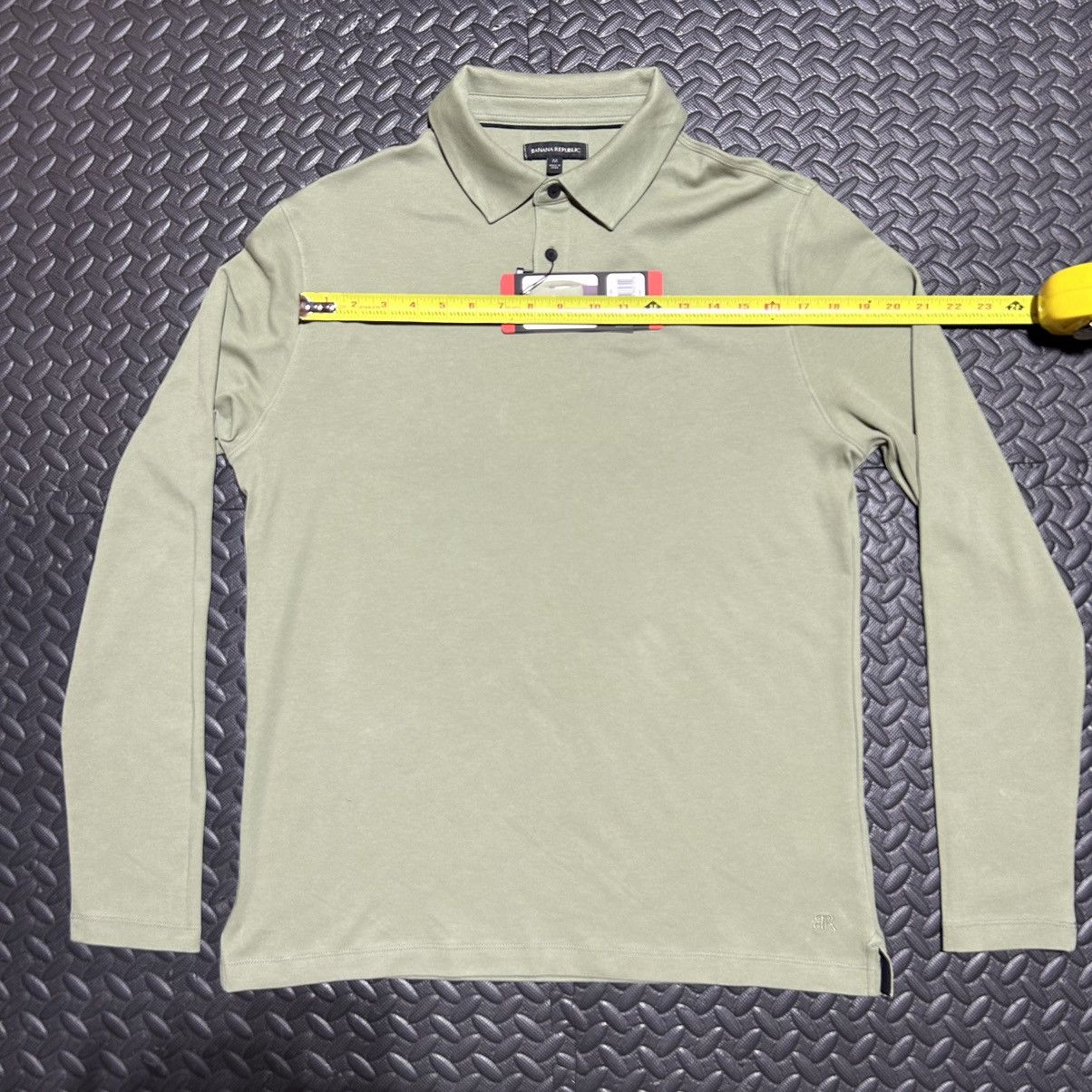 Banana Republic × Designer Banana Republic Luxe Touch Polo Shirt Men's Medium L/S NEW Size US M / EU 48-50 / 2 - 8 Thumbnail