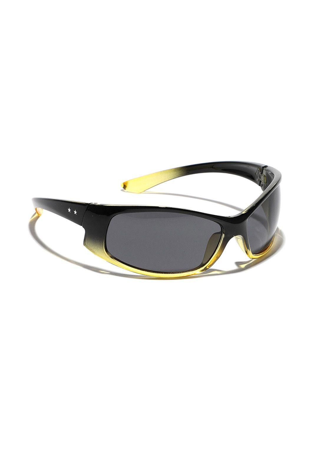 Japanese Brand Y2k Avant Garde Futuristic Cat Eye Black Sunglasses Unisex Size ONE SIZE - 3 Thumbnail