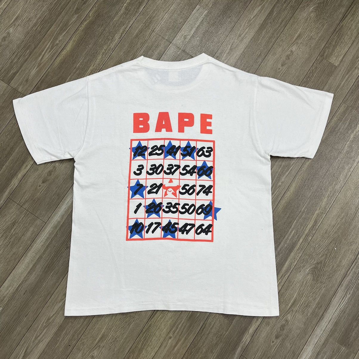 Bape Bape 62 Number White Tshirt Size US XS / EU 42 / 0 - 10 Thumbnail