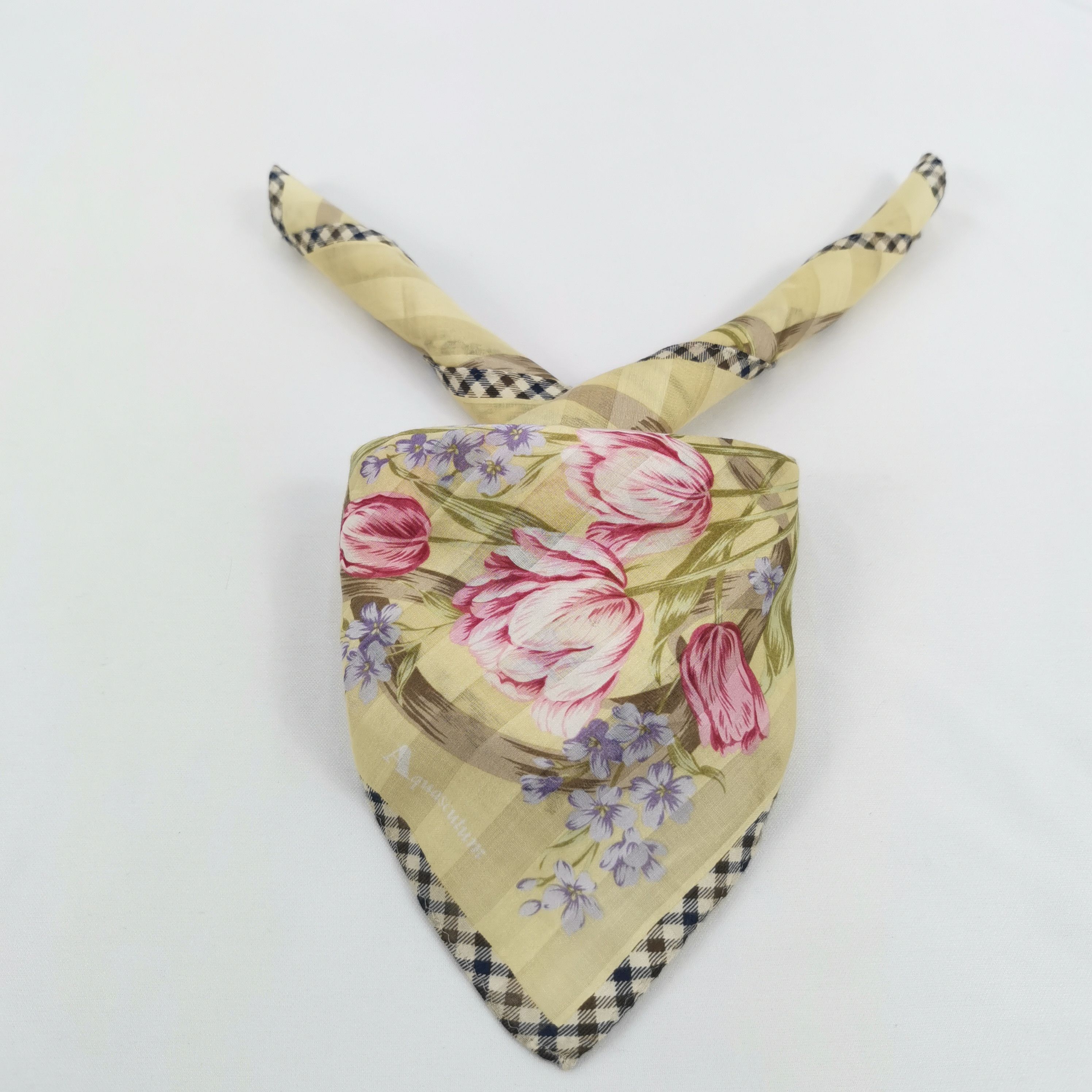 Aquascutum Vintage Aquascutum Handkerchief Bandana Pocket Square Size ONE SIZE - 1 Thumbnail
