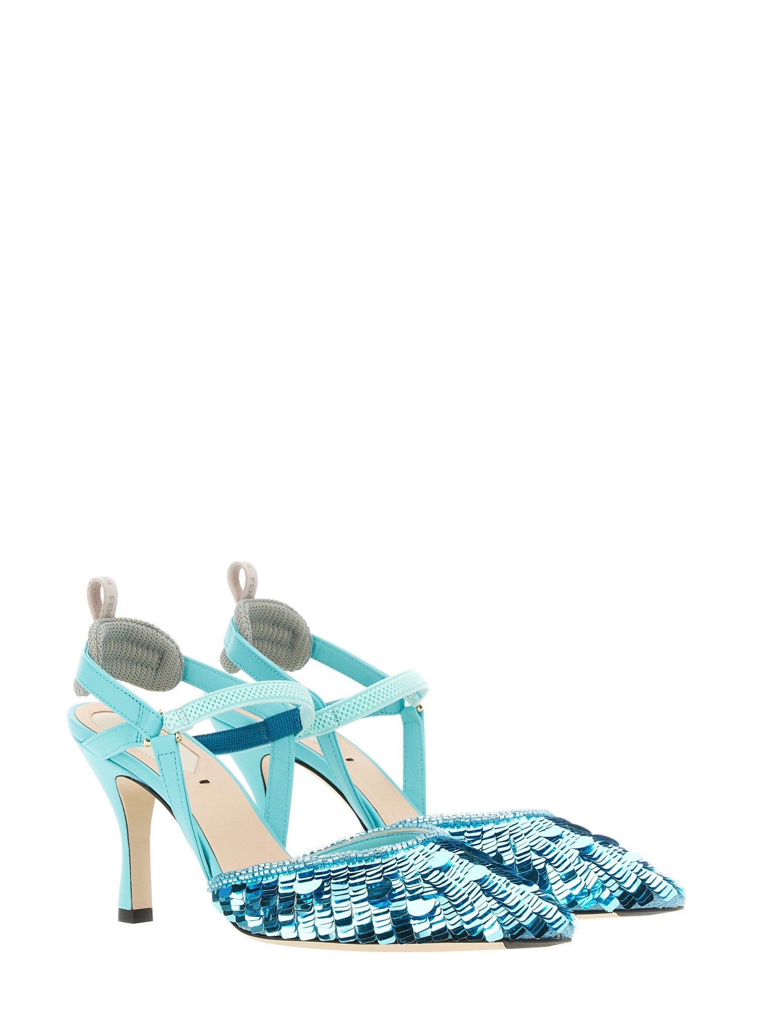 Fendi o1loc1c0824 Colibri in Blue Size US 7 / IT 37 - 2 Thumbnail