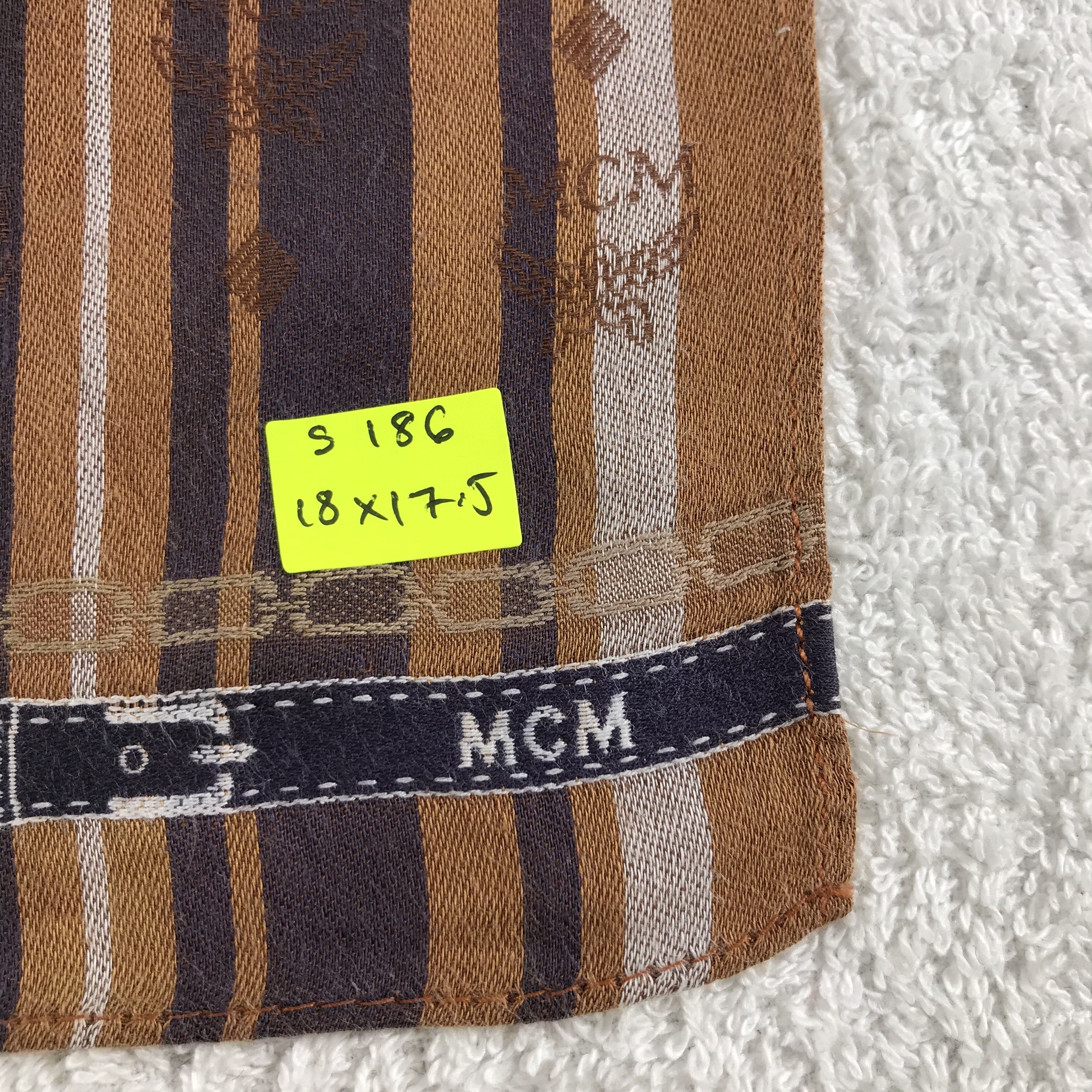 MCM × Vintage MCM Bandana / Handkerchief / Neckerchief - S186 Size ONE SIZE - 5 Thumbnail