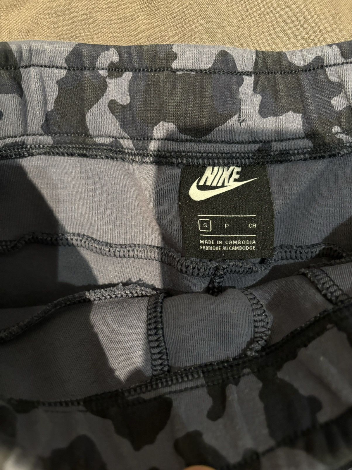 Nike Nike blue camo tech fleece hoodie + pants + shorts Size US S / EU 44-46 / 1 - 12 Thumbnail