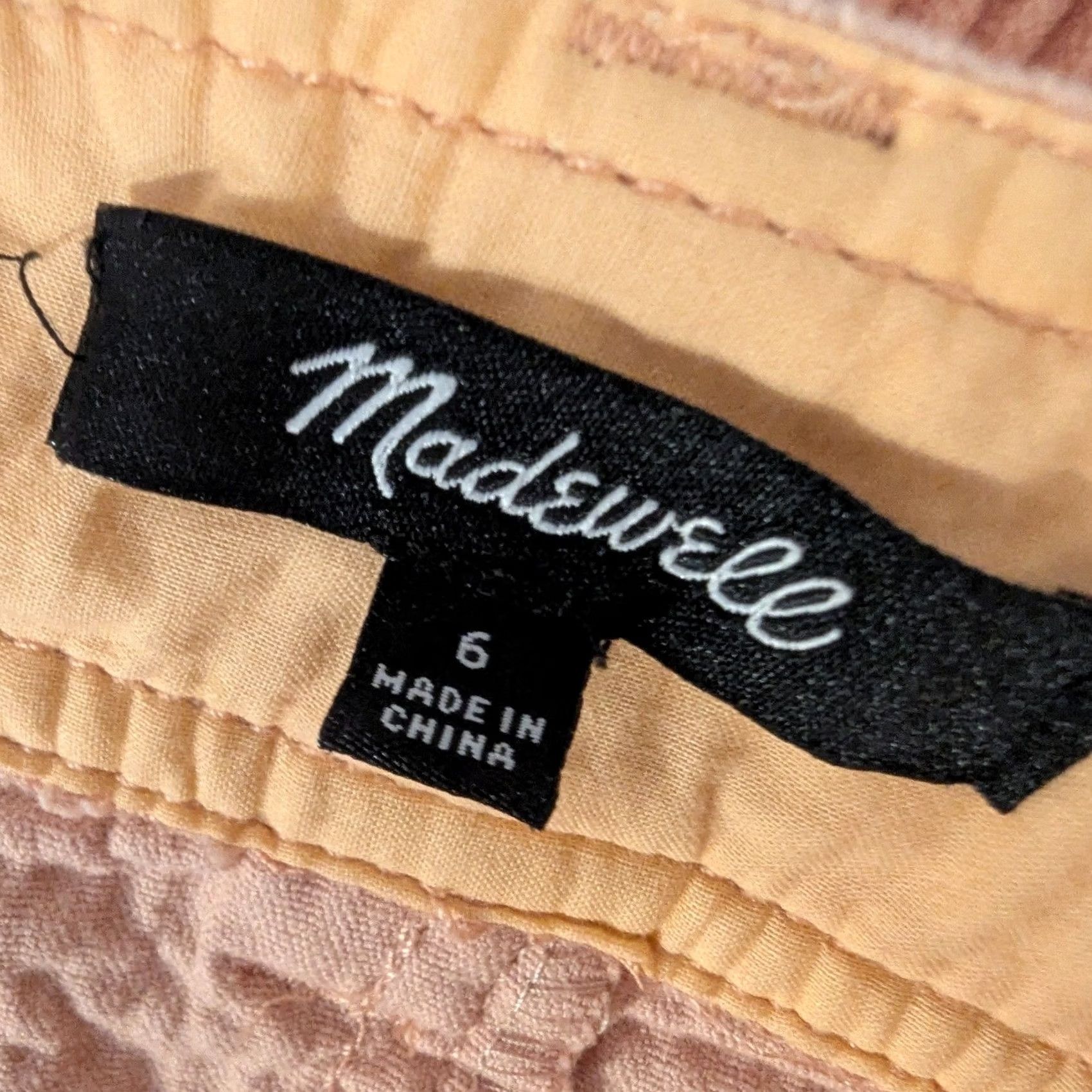 Madewell Madewell Corduroy A-Line Mini Skirt Pink Women's 6 Pockets Button Zip Casual Fall Spring Size 28" / US 6 / IT 42 - 5 Thumbnail