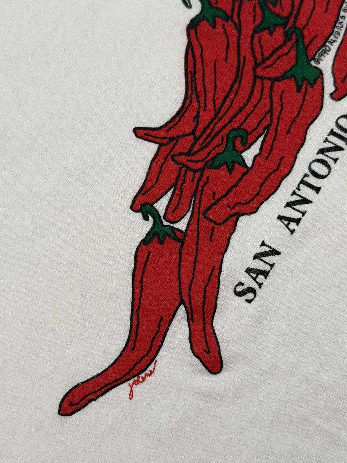 Vintage Vintage 90s San Antonio Cactus Chili Pepper Graphic Tee XL Size US XL / EU 56 / 4 - 9 Thumbnail