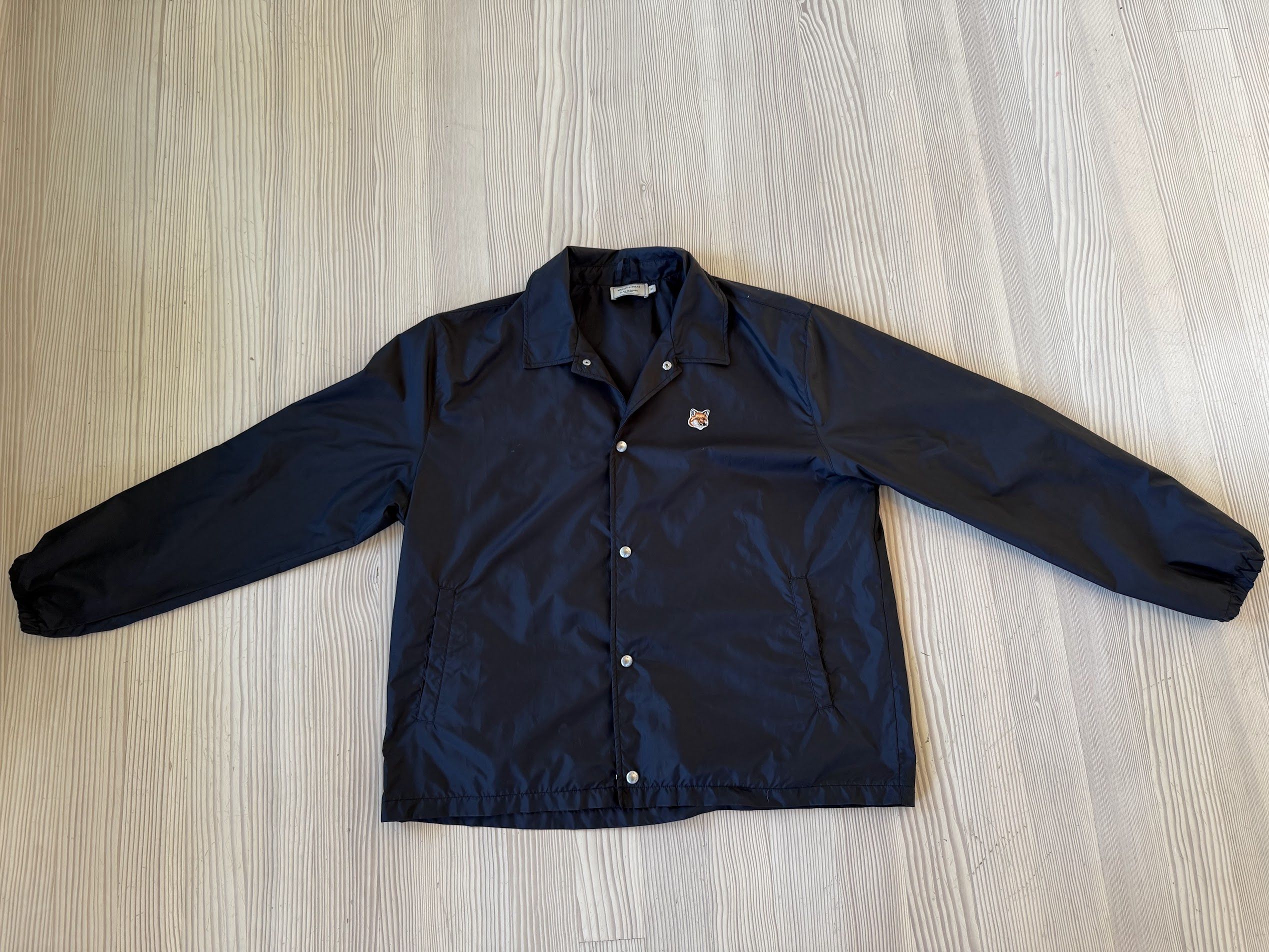 Maison Kitsune Bertil Windbreaker Coach Jacket Size US XL / EU 56 / 4 - 1 Thumbnail