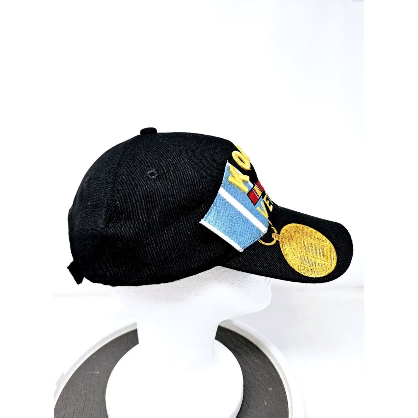 Bally VINTAGE Korea Veteran Ball Cap Hat Black Korean War Vet Adjustable One Size Men Baseball Cap Size ONE SIZE - 4 Thumbnail
