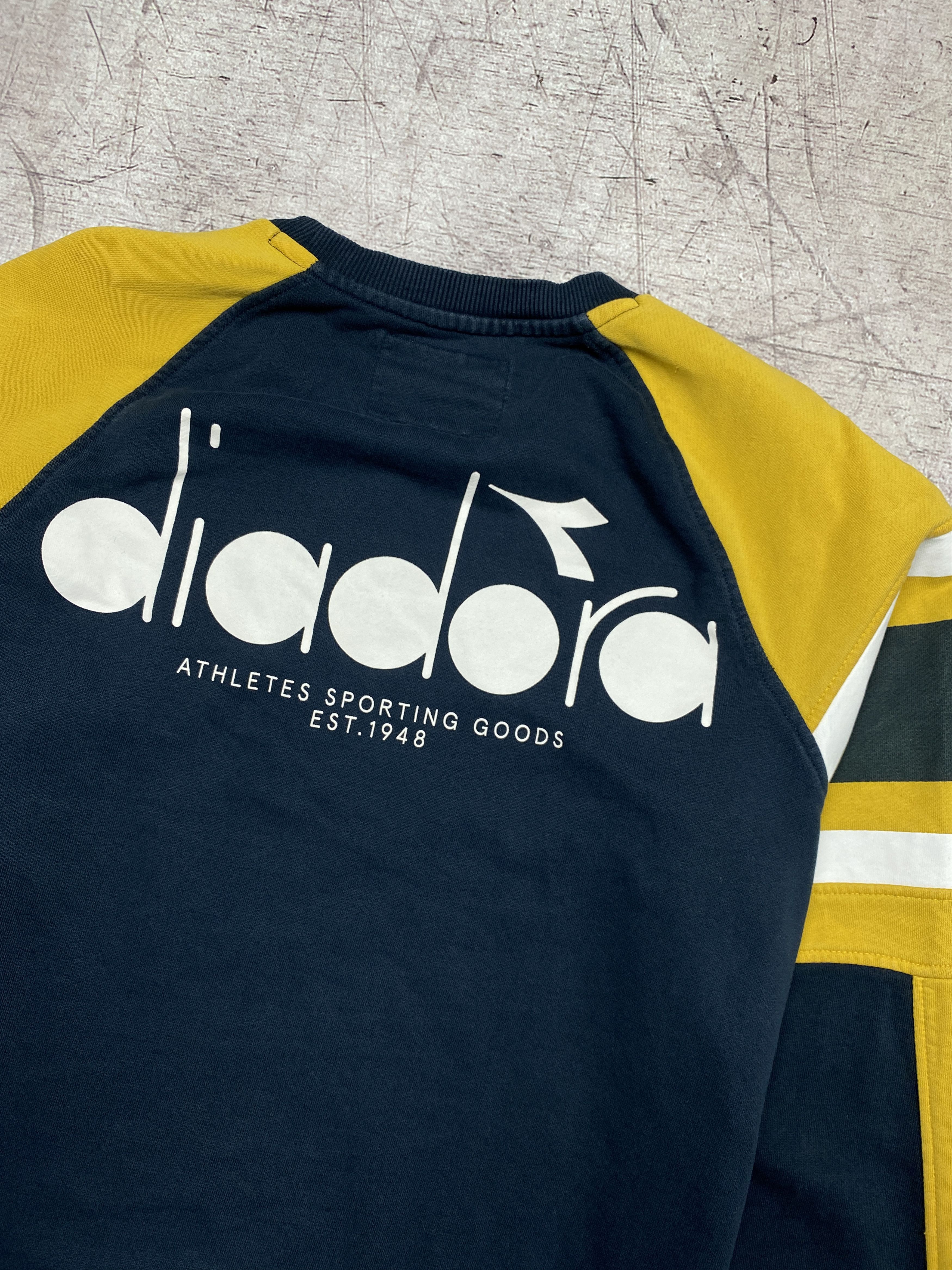 Diadora × Vintage Diadora Vintage Mens Crew Neck Sweatshirt Size US S / EU 44-46 / 1 - 2 Thumbnail