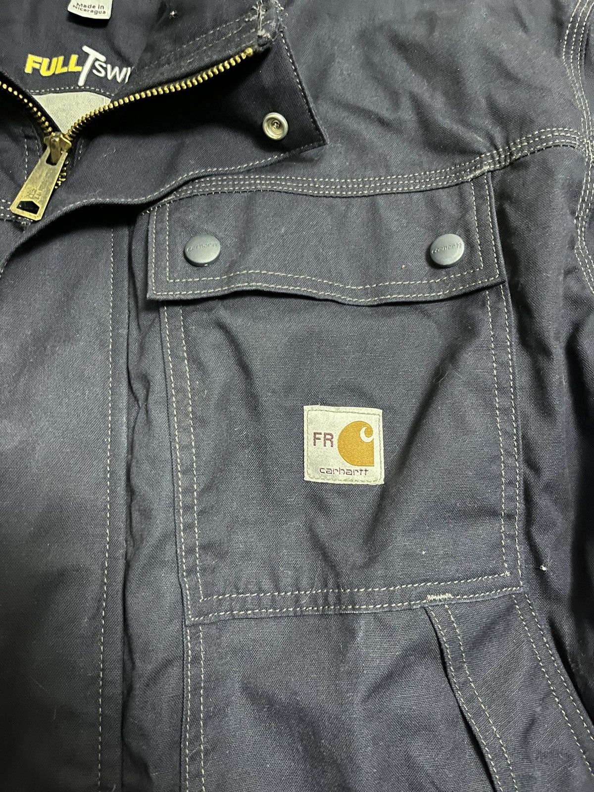 Carhartt × Vintage Carhartt FR Vintage Active Work Jacket Size US XL / EU 56 / 4 - 3 Thumbnail