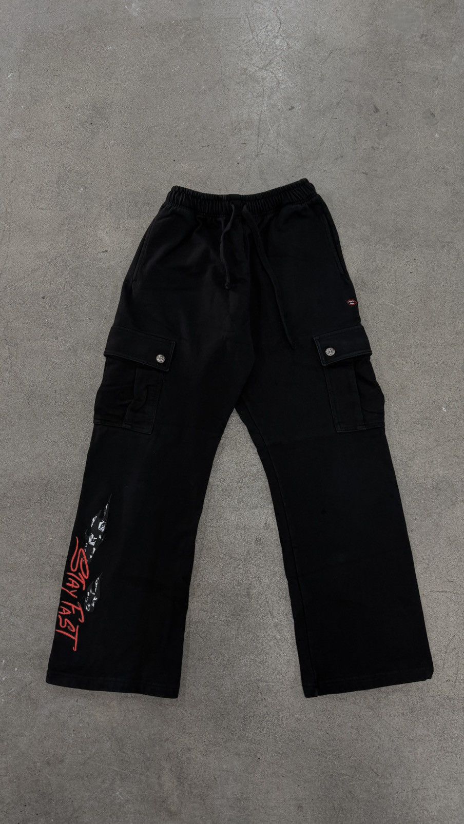 Chrome Hearts RARE! Chrome Hearts Matty Boy Stay Fast Cargo Sweatpants Size US 32 / EU 48 - 1 Thumbnail