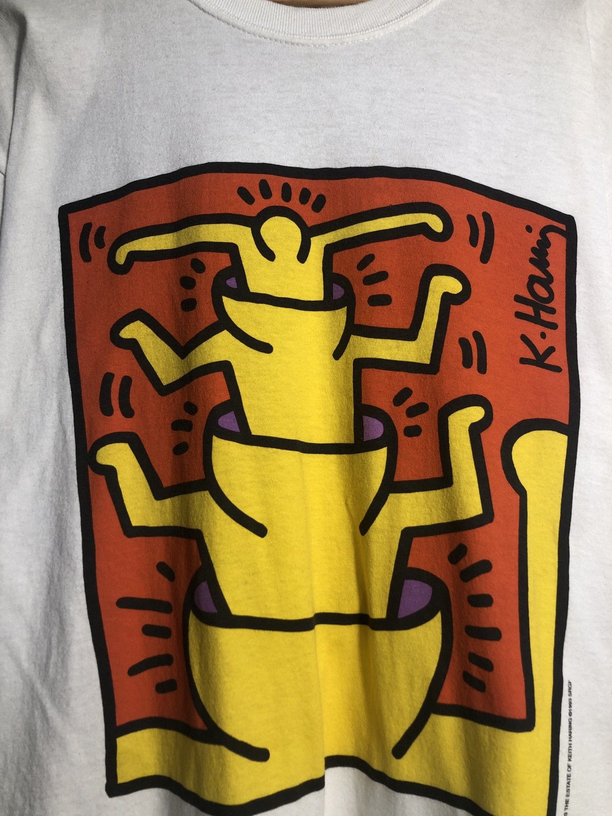 Keith Haring × Vintage RARE Vintage Keith Haring Guggenheim Museum Size US L / EU 52-54 / 3 - 5 Thumbnail