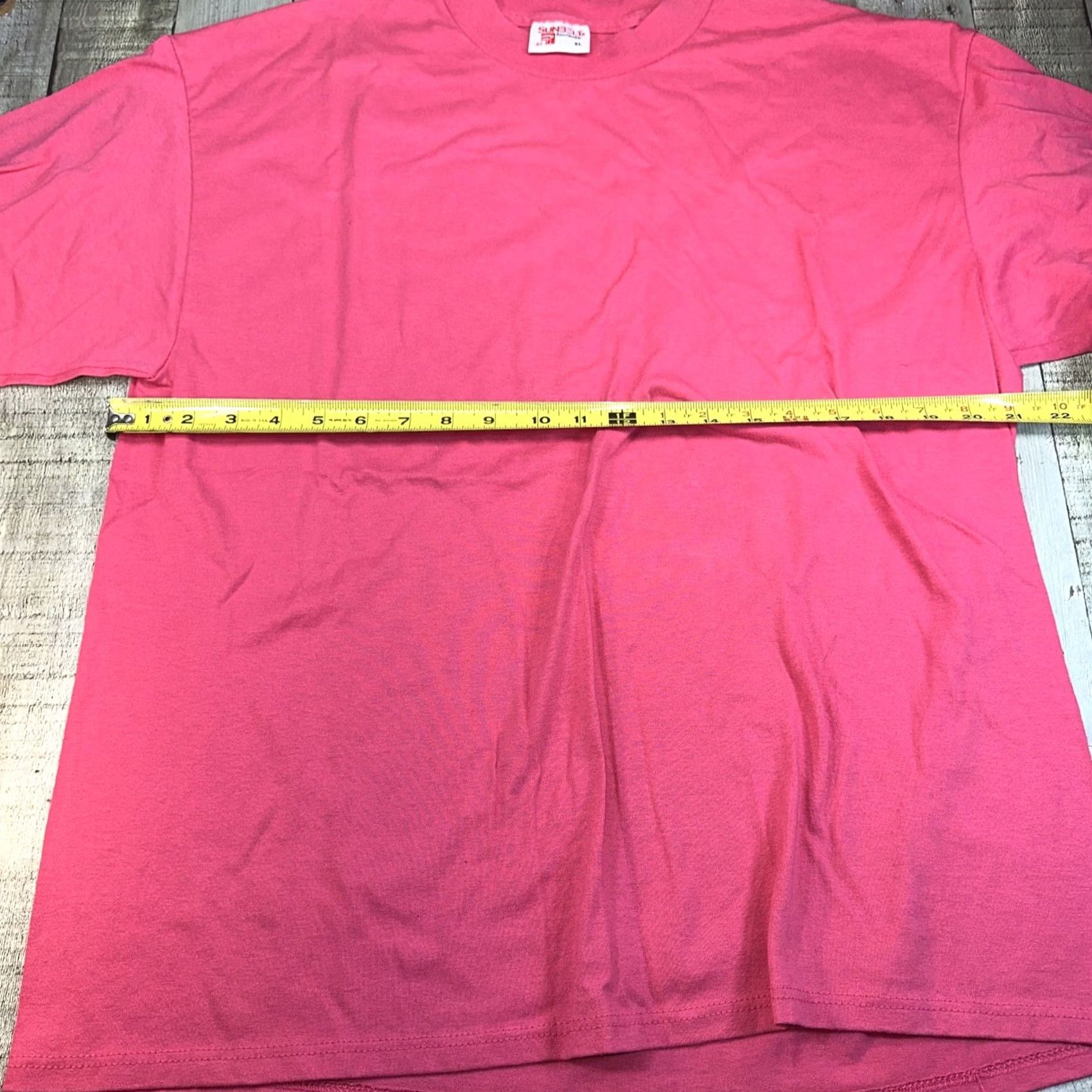 Vintage VINTAGE Sportswear T-Shirt XL Men Pink Single Stitch Stitch Size US XL / EU 56 / 4 - 5 Thumbnail
