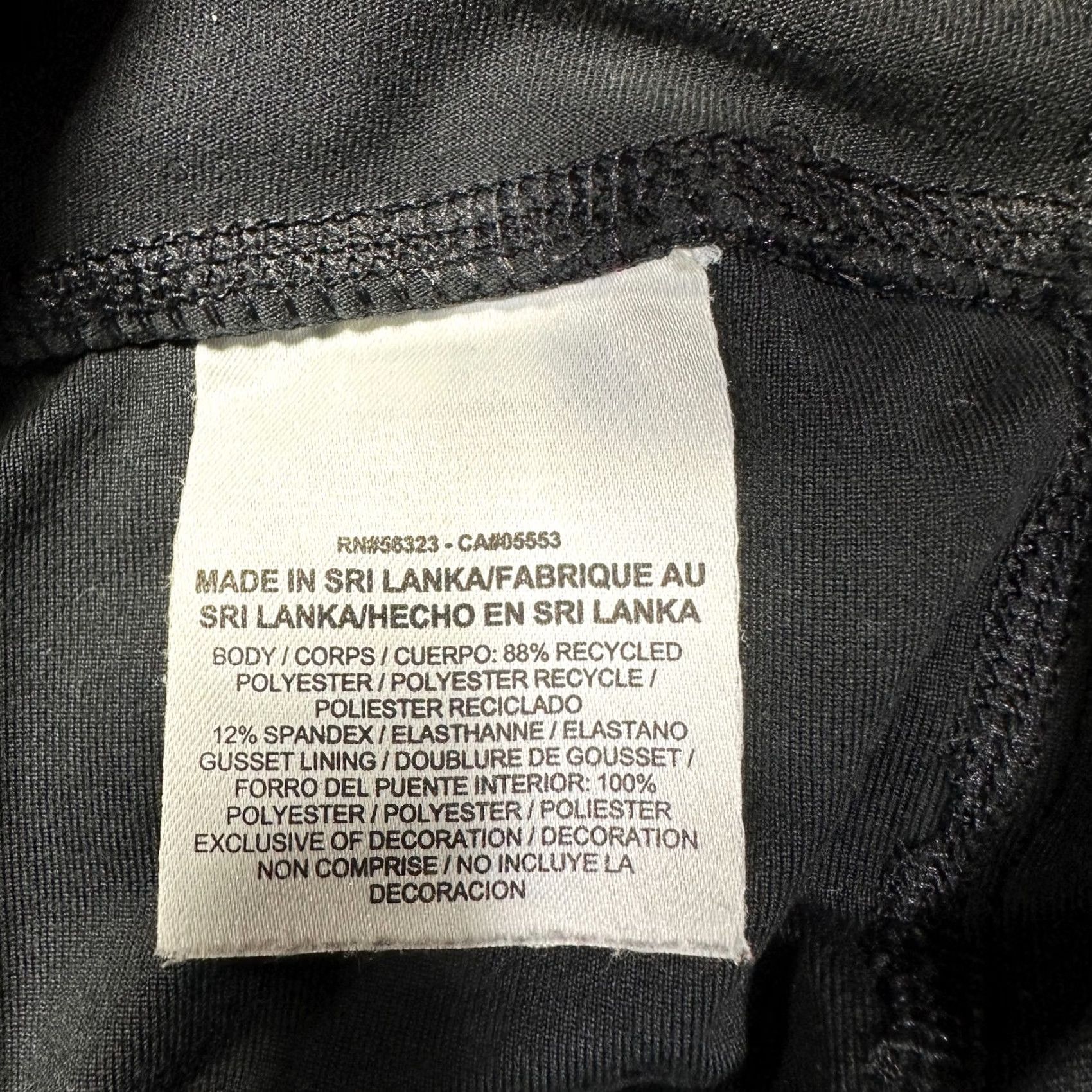 Nike Nike Dri-Fit Pants Womens M Black Stretch Compression Ankle Pants Size 32" / US 10 / IT 46 - 7 Thumbnail