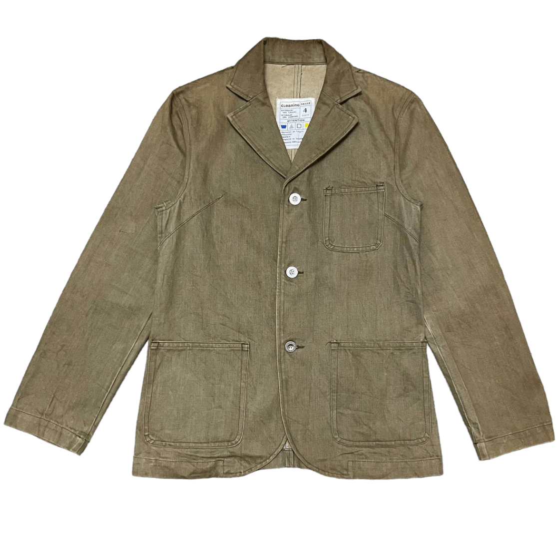 Japanese Brand Vintage Cleaning Chore Coat Jacket Size US S / EU 44-46 / 1 - 1 Thumbnail