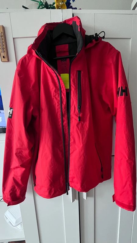 Helly Hansen Men's Windbreaker Jacket Coat Red Hooded Parka Ski Jacket L Size US L / EU 52-54 / 3 - 3 Thumbnail