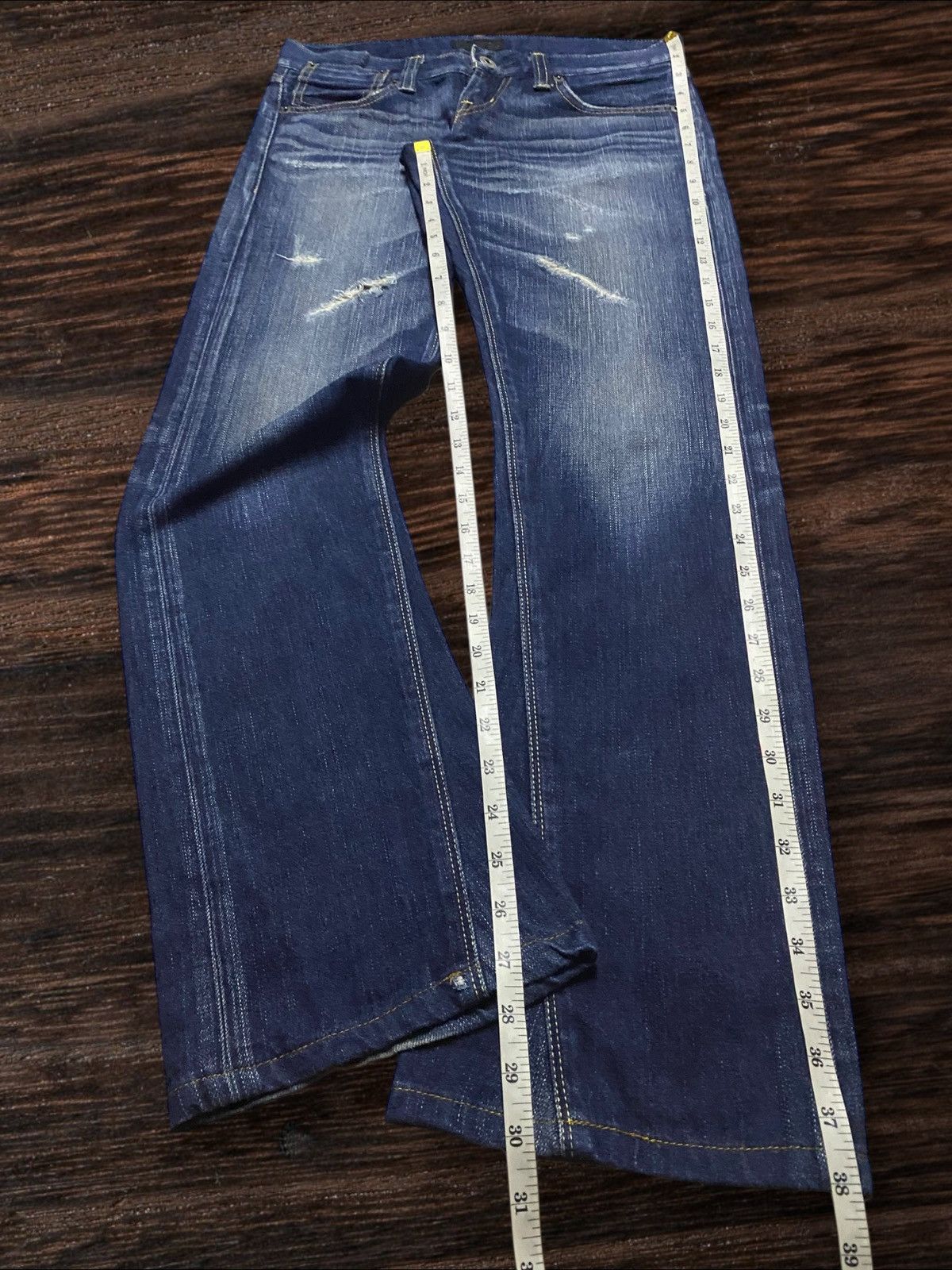MOUSSY Moussy Vintage Distressed Faded Wash Flare Woman Jeans Size US 30 / EU 46 - 12 Thumbnail