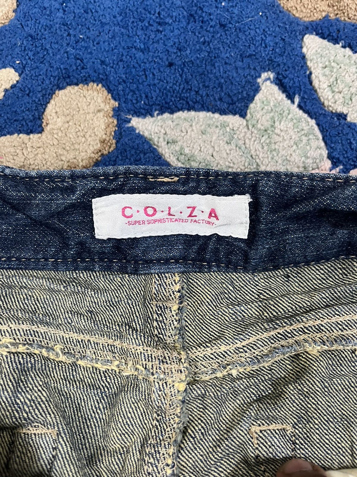 Japanese Brand × Vintage Vintage Japanese Brand Punk Embroidded Skull Denim Size US 31 - 9 Thumbnail