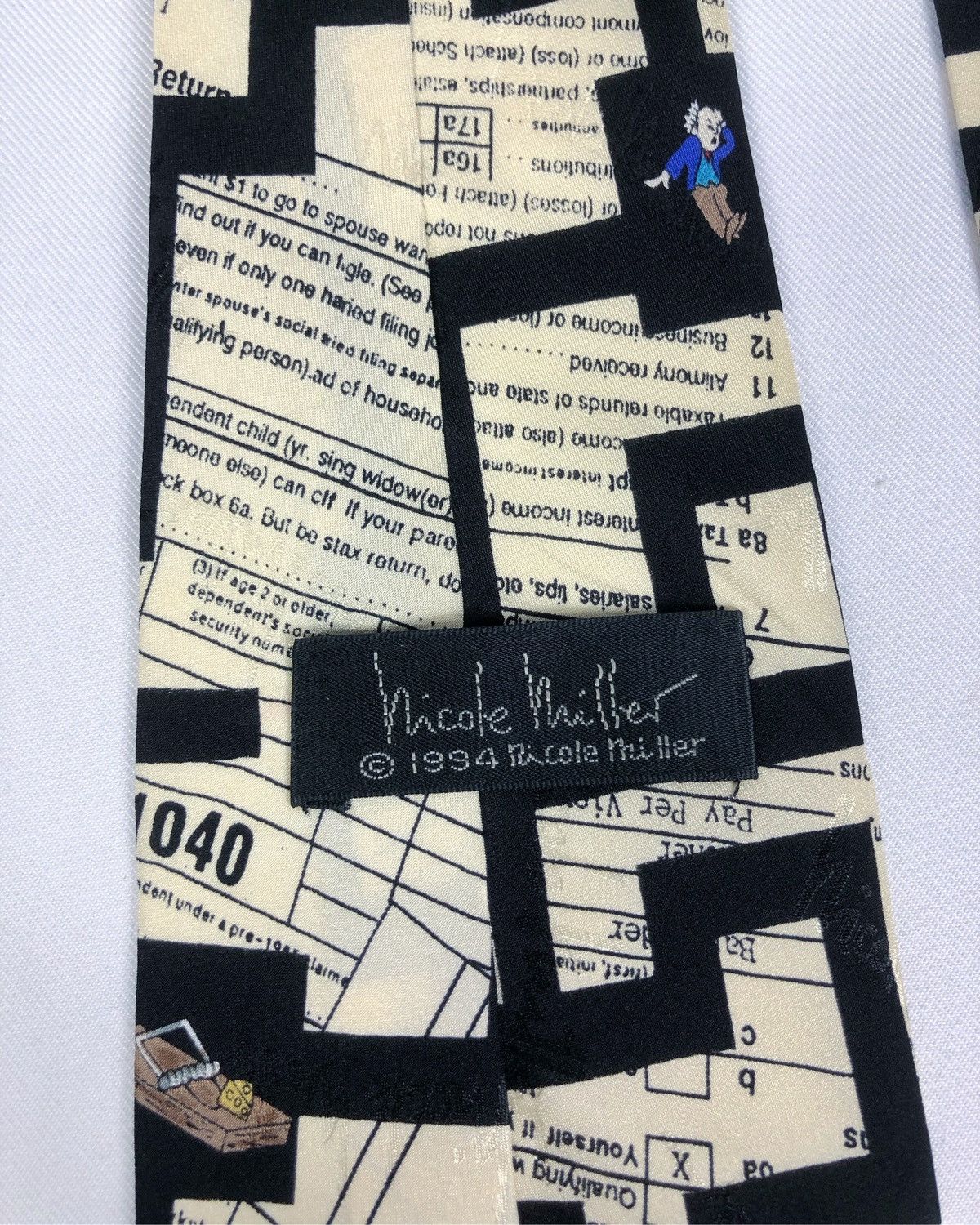 Nicole Miller Rare Vintage 1994 Nicole Miller Overprint Silk Tie Size ONE SIZE - 7 Thumbnail