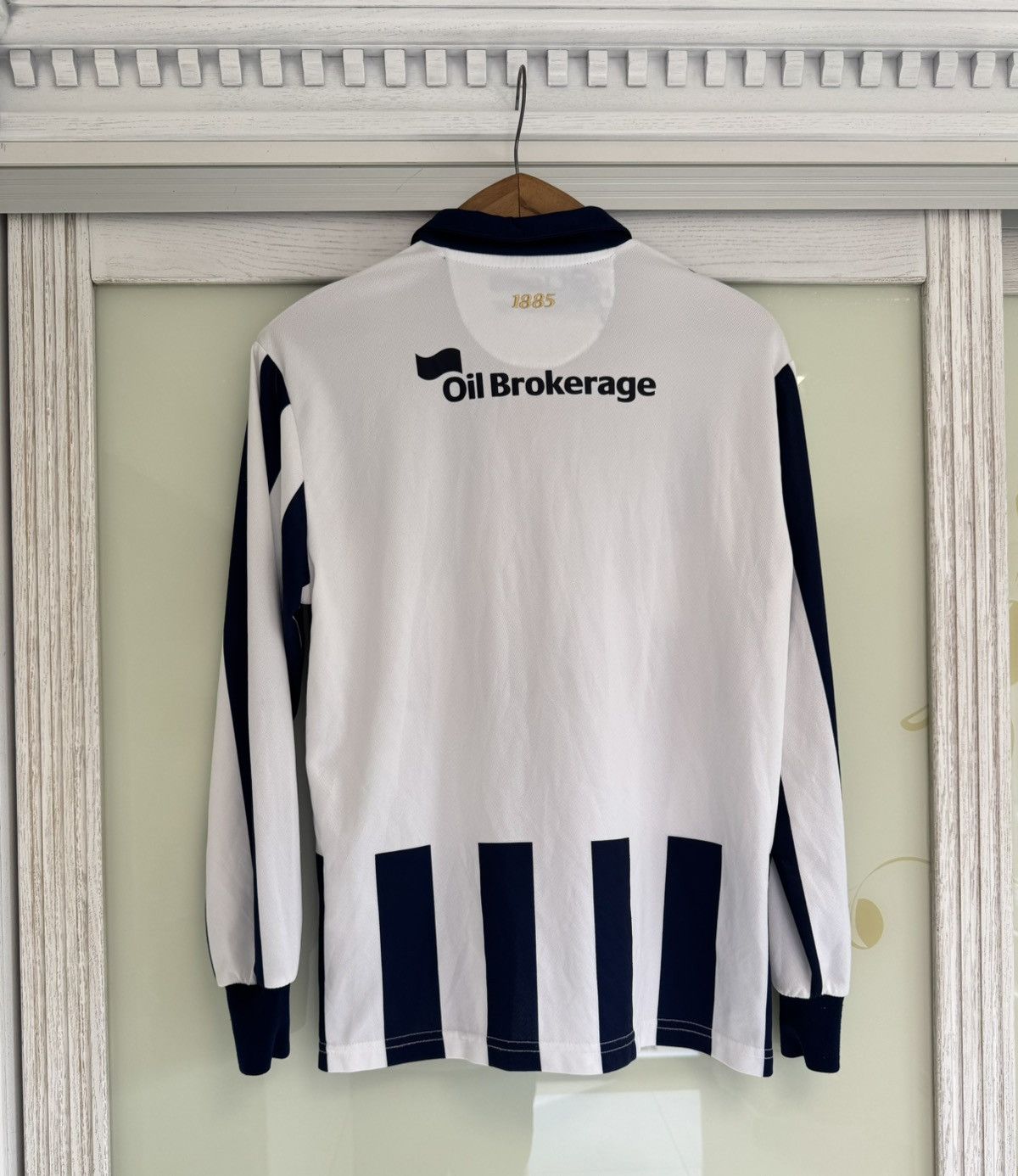 Errea Millwall 2016-2017 Home Soccer Longsleeve Jersey Football Size US S / EU 44-46 / 1 - 2 Thumbnail