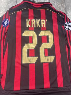 Adidas AC Milan 2013-2014 A.C. Milan Home Jersey Long Sleeve Kaka