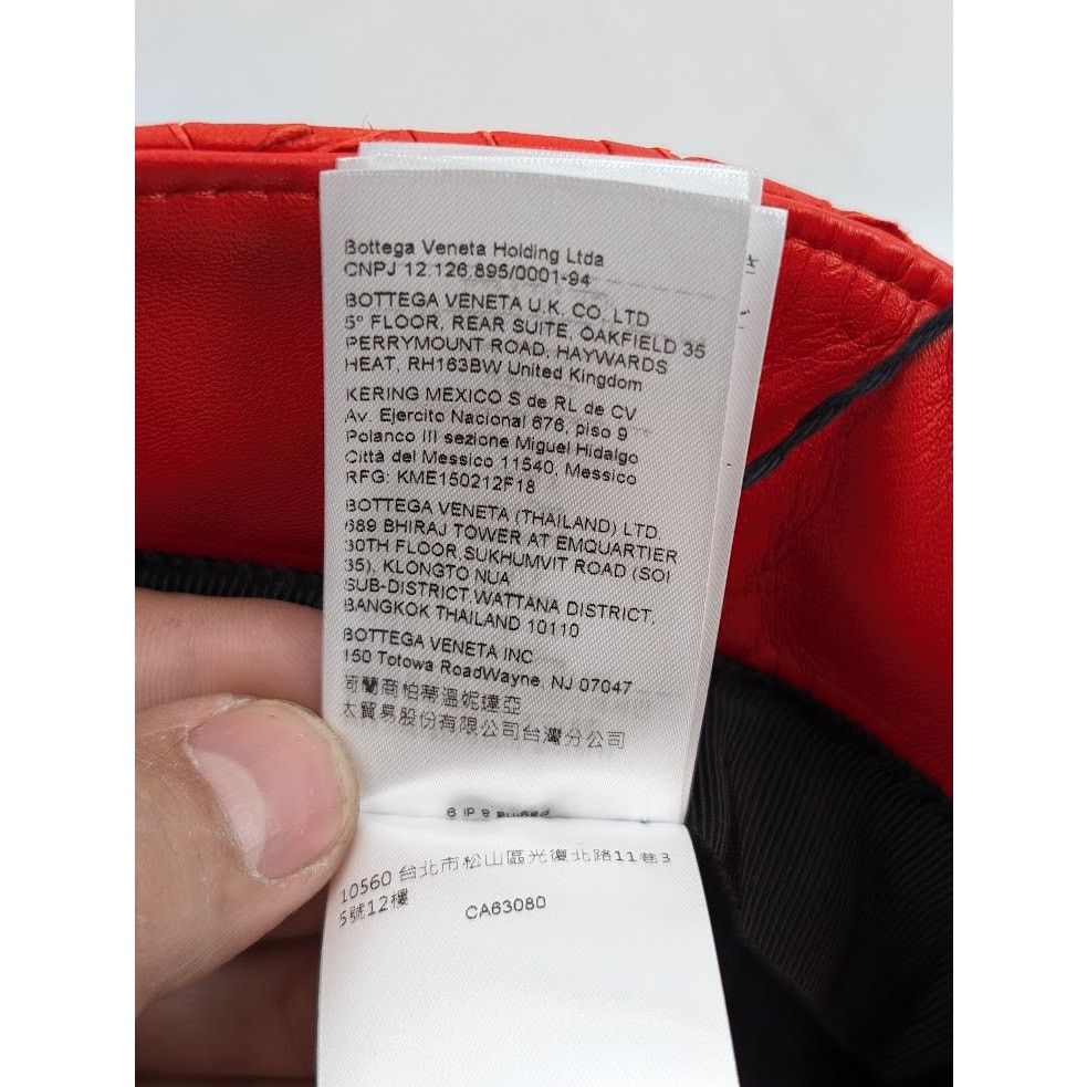 Bottega Veneta o1rshd1 Size: M / Nappa Intreccio Hat / Cap in Poppy Size ONE SIZE - 15 Thumbnail