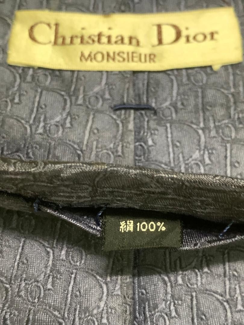 Christian Dior Monsieur × Designer Rare Design Vintage Christian Dior Monsieur Monogram Ties Size ONE SIZE - 5 Thumbnail