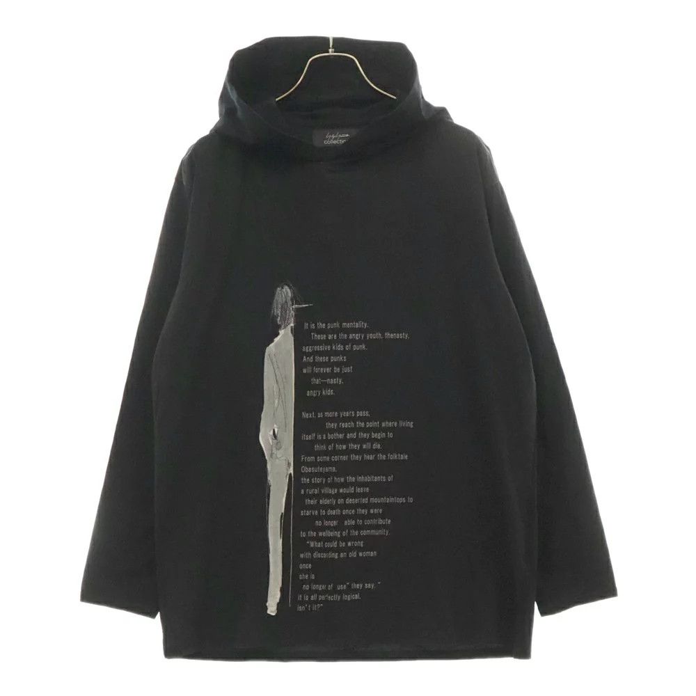 Yohji Yamamoto collections Drawing print pullover hoodie