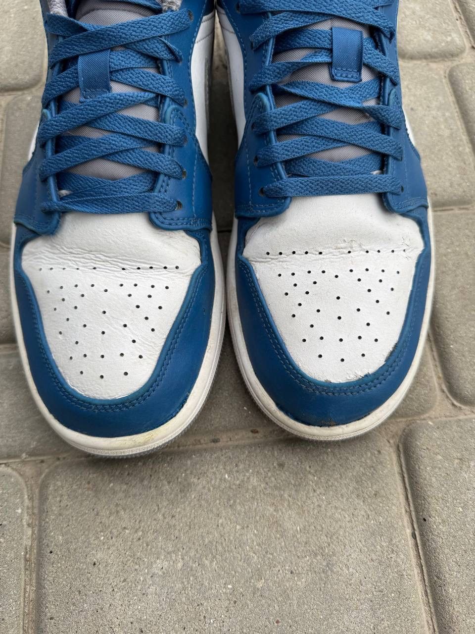 Jordan Brand Nike Air Jordan 1Low True Blue Uk 10 Size US 11.5 / EU 44-45 - 4 Thumbnail