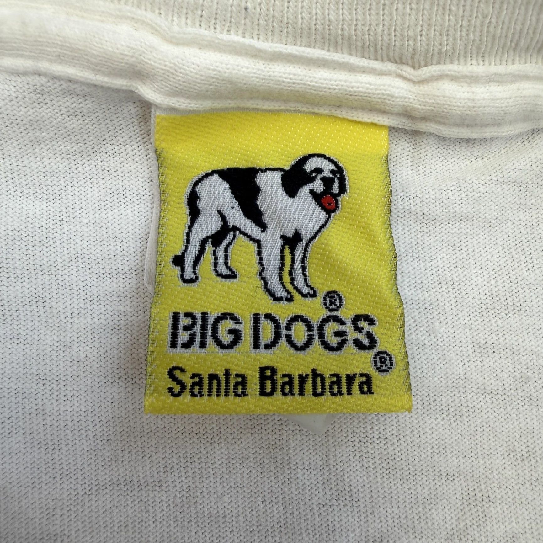 Big Dogs VINTAGE Big Dogs Shirt Mens Large White Beach 90s Volleyball Dog Graphic Print USA Cotton Crew Neck Short Sleeve Men Size US L / EU 52-54 / 3 - 6 Thumbnail