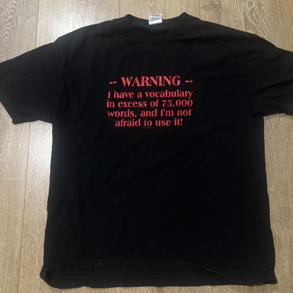AAA Vintage 2004 Vocabulary Comedy Humor Funny T Shirt Size US XL / EU 56 / 4 - 2 Thumbnail